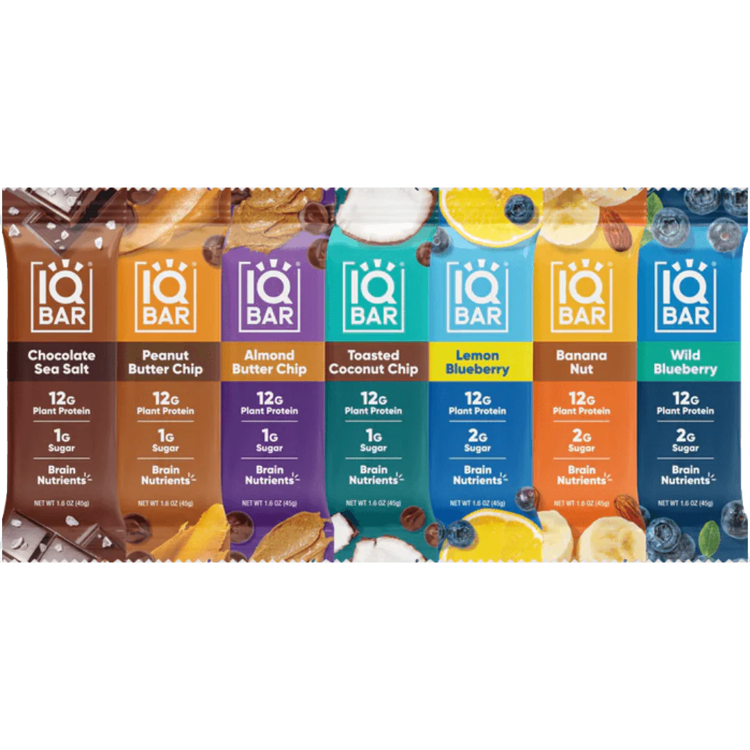 7 Bar sampler variety box | Plant Protein bars | IQBAR - Image 9