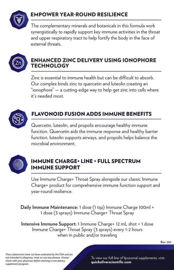 Immune Charge+ Throat Spray | 27ml - Image 4