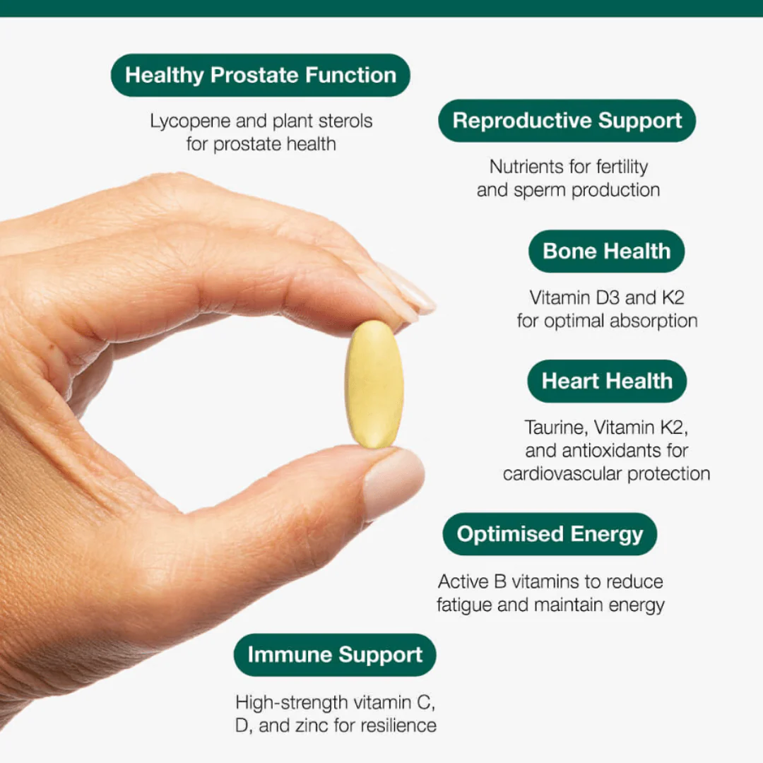 Multi Essentials for Men Multivitamin | 60 Tablets | Metagenics - Image 3