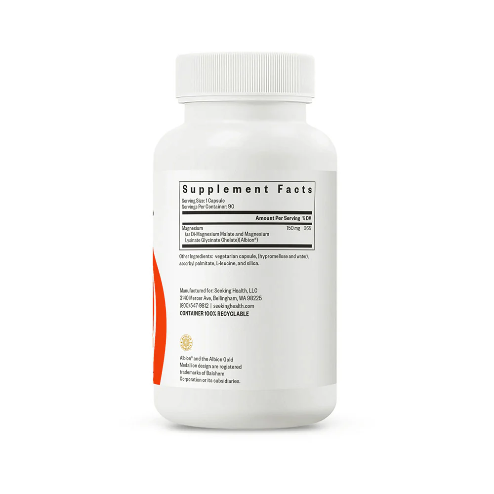 Optimal Magnesium | 90 Capsules | Seeking Health - Image 5