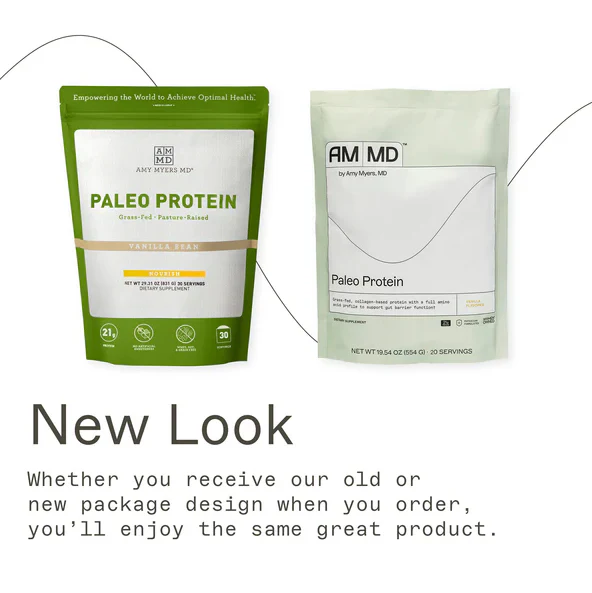 Amy Myers Paleo Protein | Vanilla Bean | 20 Servings - Image 3