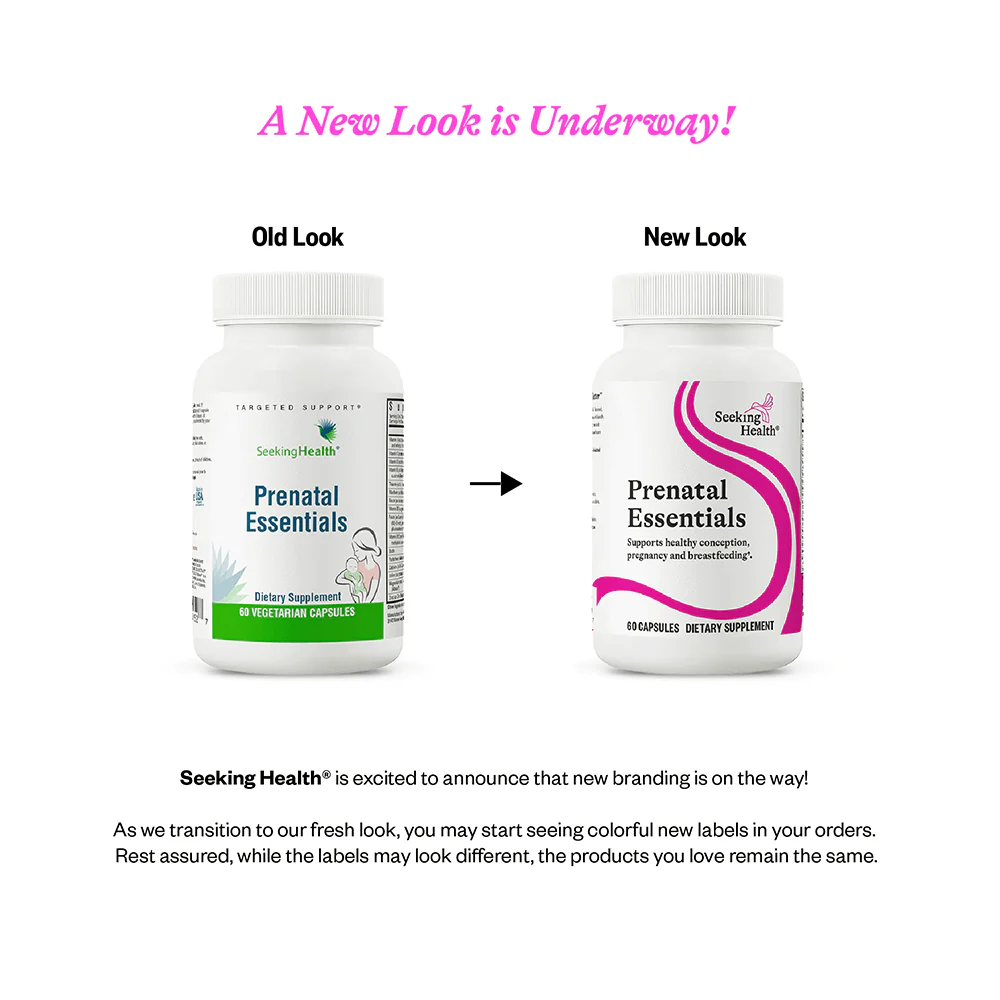 Prenatal Essentials | 60 capsules | Seeking Health - Image 3