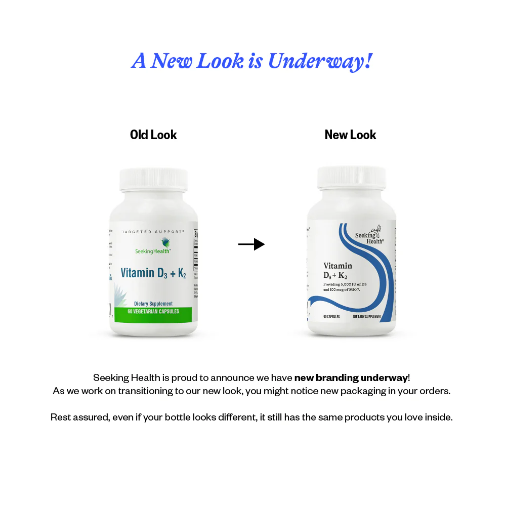 Vitamin D3 + K2 | 60 Capsules | Seeking Health - Image 3